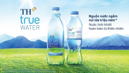 TH true WATER: Tự hào sản phẩm nước tinh khiết từ nguồn nước ngầm núi lửa triệu năm