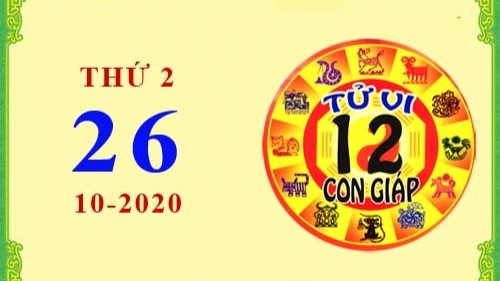 Tử vi Phương Đông 12 con giáp thứ 2 ngày 26/10/2020