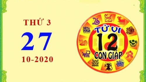 Tử vi Phương Đông 12 con giáp thứ 3 ngày 27/10/2020