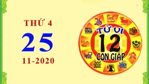 Tử vi Phương Đông 12 con giáp Thứ 4 ngày 25/11/2020