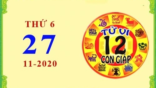 Tử vi Phương Đông 12 con giáp Thứ 6 ngày 27/11/2020