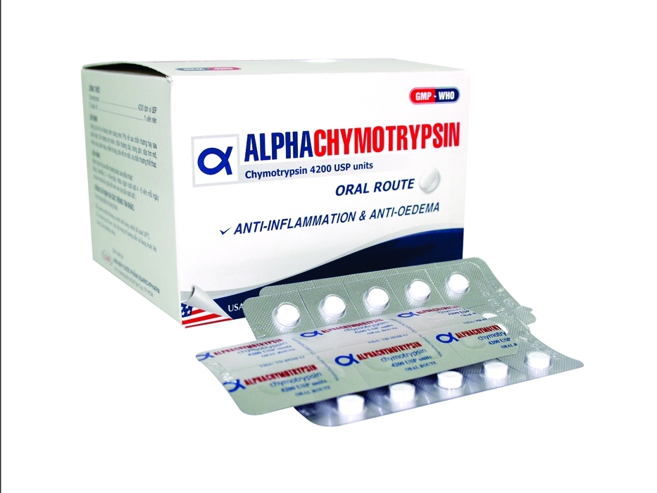Đình chỉ lưu hành và thu hồi thuốc Alphachymotrypsine 4200 trên phạm vi toàn quốc