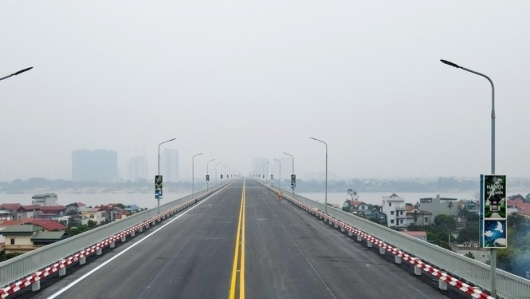 Chính thức thông xe cầu Thăng Long sớm 10 ngày so với kế hoạch