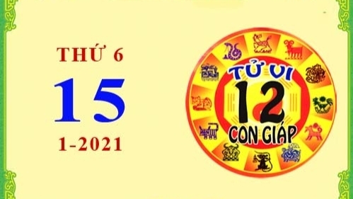 Tử vi Phương Đông 12 con giáp Thứ Sáu ngày 15/1/2021