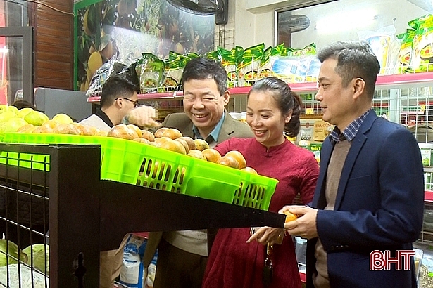 TP Hà Tĩnh khai trương cửa hàng nông sản an toàn