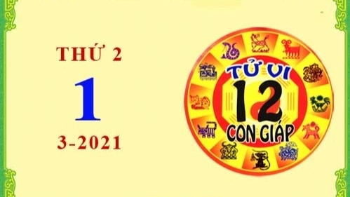 Tử vi Phương Đông 12 con giáp Thứ Hai ngày 1/3/2021