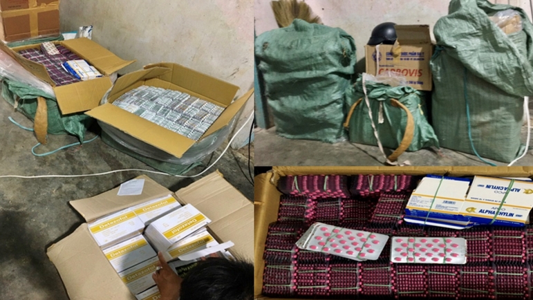 Bắt gần 10.000 đơn vị thuốc nhập lậu tại An Giang