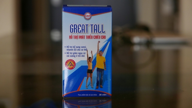 TPBVSK Great Tall đang được quảng cáo như thuốc chữa bệnh