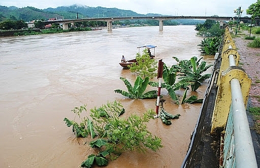 Cảnh báo nguy cơ sạt lở do lũ trên các sông tại Quảng Ngãi lên nhanh