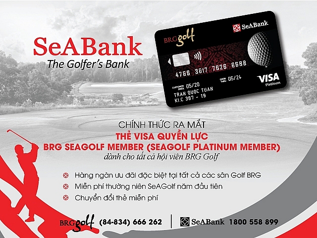 SeaBank và Tập đoàn BRG ra mắt thẻ cao cấp cho hội viên BRG Golf