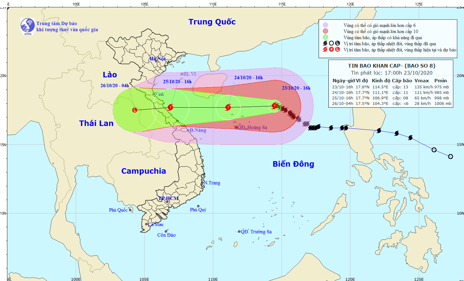 Bão số 8 ập tới, quan ngại bão số 9 vào Biển Đông