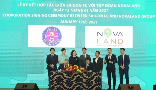 Novaland tài trợ cho câu lạc bộ Sài Gòn FC