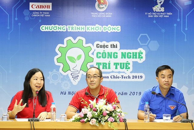 Trung ương Đoàn TNCS Hồ Chí Minh, Trung tâm Hỗ trợ và Phát triển Sinh viên Việt Nam, Công ty TNHH Canon Việt Nam phối hợp phát động cuộc thi “Công nghệ trí tuệ Canon Chie-Tech” năm 2020.
