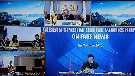 Các nước ASEAN họp trực tuyến về tin tức giả mạo