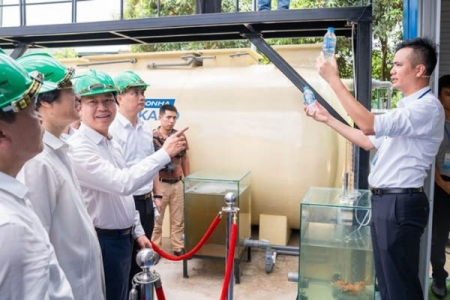 Thí điểm triển khai công nghệ xử lý nước thải tại Đông Anh - Hà Nội