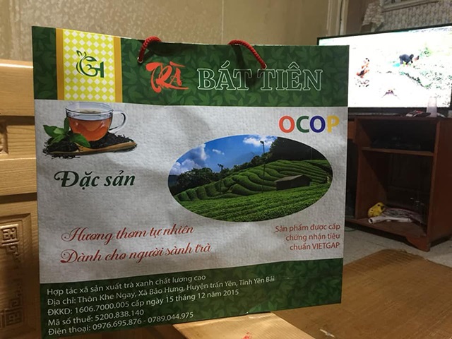 Trà Bát Tiên Bảo Hưng là 1 trong 8 sản phẩm đạt chuẩn OCOP của tỉnh Yên Bái năm 2019