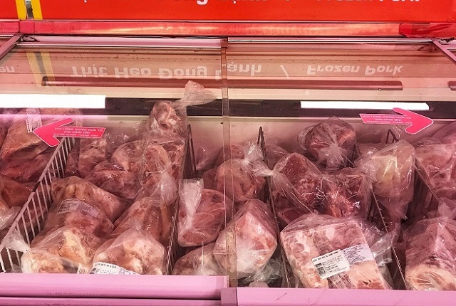 7 tháng đầu năm, có 130 doanh nghiệp Việt Nam nhập khẩu hơn 93.248 tấn thịt lợn các loại,
