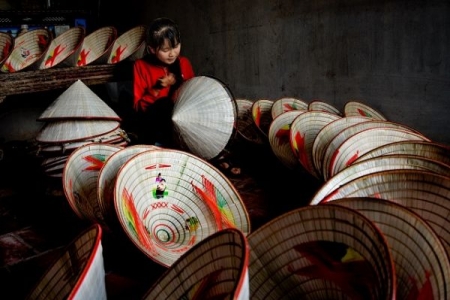 Phú Thọ: Độc đáo làng nghề nón lá Sai Nga