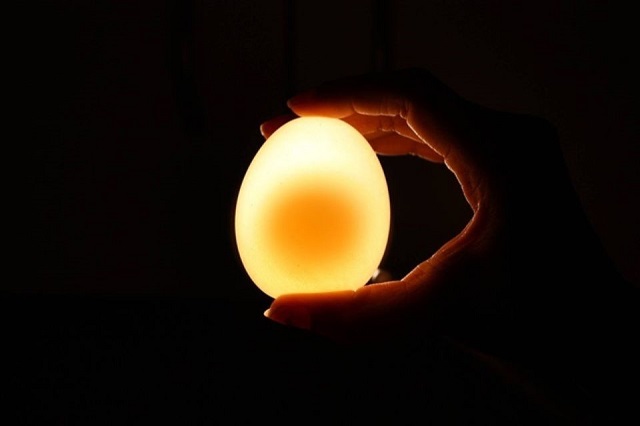 Có thể tận dụng ánh mặt trời hay ánh đèn sẽn có để chọn mua trứng
