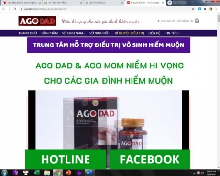 TPBVSK Ago Dad, Ago Mom: Cẩn trọng với các trang mạng quảng cáo có nhiều dấu hiệu vi phạm