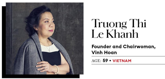 Bà Trương Thị Lệ Khanh. Ảnh: Forbes Việt Nam