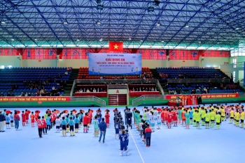 Khai mạc Giải bóng đá Thiếu niên - Nhi đồng TX Đông Triều cúp Hà Lan lần thứ X năm học 2022 - 2023