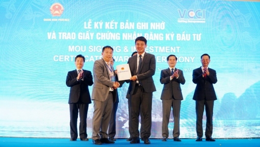 Quảng Ninh: Trao 2 giấy chứng nhận đầu tư FDI hơn 55,5 triệu USD