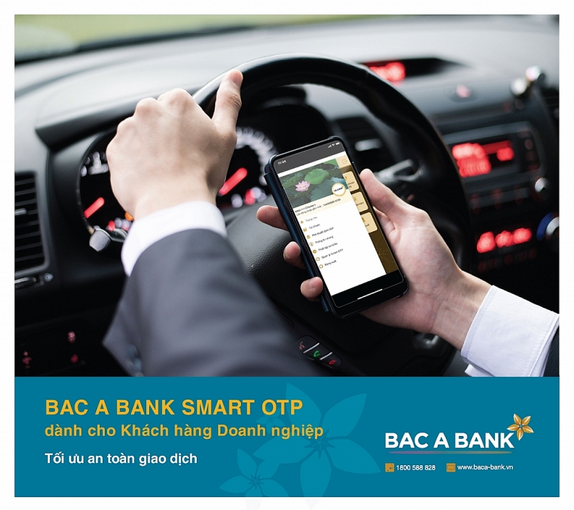 BAC A BANK ra mắt phương thức xác thực Smart OTP dành cho Khách hàng doanh nghiệp