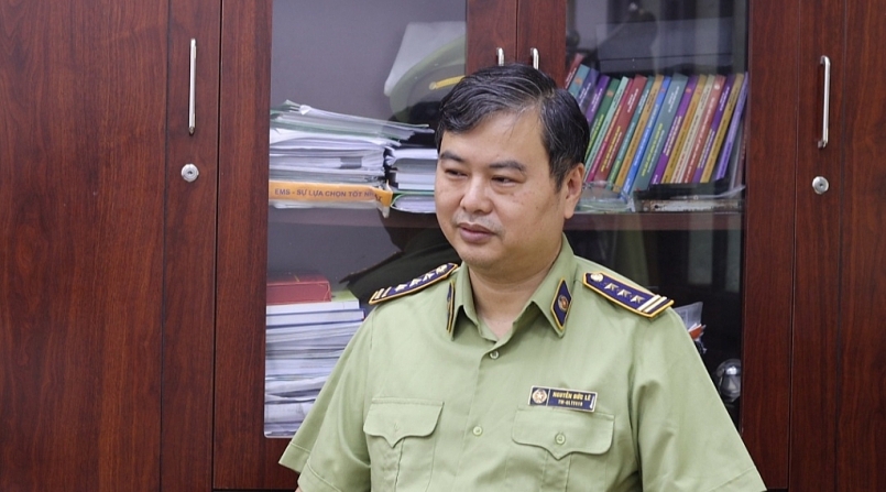 Ông Nguyễn Đức Lê - Phó cục trưởng Cục Nghiệp vụ QLTT trả lời phỏng vấn