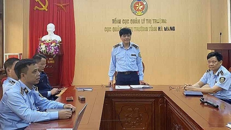 Ông Trần Quốc Khánh - Quyền Cục trưởng Cục QLTT Hà Giang thông tin